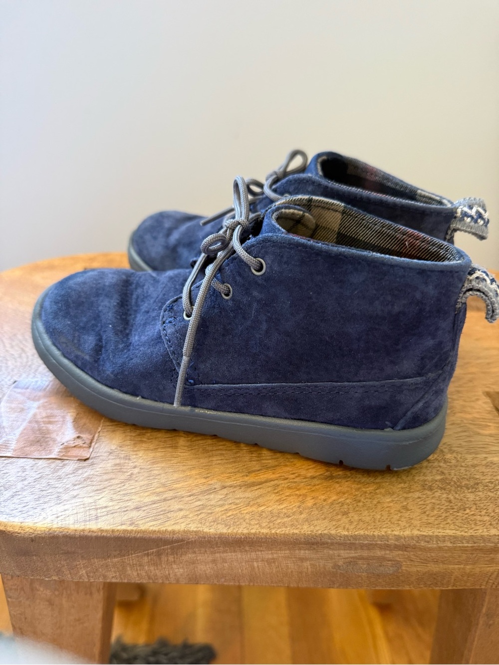 UGG Kid’s Blue Suede Boots